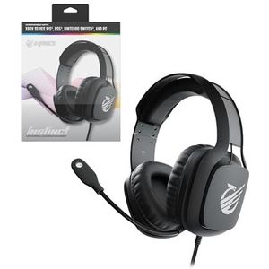 KMD - Instinct - Gaming Headset - Zwart - 40-mm Drivers, Omnidirectionele Microfoon, Ruisonderdrukking