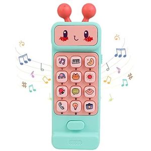 ampet 5 Pcs Peuter mobiel speelgoed,Duurzaam speelgoed voor mobiele telefoons Dagelijkse zaken Cognitie Verlicht kauwgewoonten - Cadeau voor Baby Peuter Jongens Meisjes 6 Maanden+