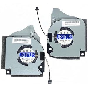 JISHIYUFS Nieuwe CPU+GPU Koelventilator voor Dell G7-7590 G7-7790 G7 7590 7790 G5 5590 7590 P82F Series 006KT2+0C04TH DFSCK221151811 FL1J DFSCK2221151811 FL1J DFSCK2221151811 FL1J10518 21 FM0C 12 V 1