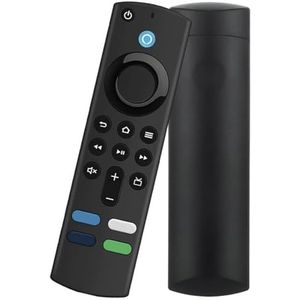 FiTspi Spraakafstandsbediening (3e generatie), L5B83G Smart TV-controller compatibel met Amazon Fire TV-stick (2e generatie, Lite, 4K), Fire TV (3e generatie) en Fire TV Cube (1e generatie en hoger)