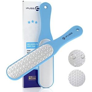 Mr. Fuss® Eeltverwijderaar eeltvijl met laserslijping - zacht eelt verwijderen op de voet, voetverzorging voor thuis, eeltrasp eeltverwijderaar, pedicure, voetrasp