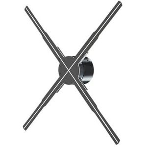 3D-hologramventilator, Transformeer uw advertenties met een 3D-holografische projector – wifi, led-logo, bluetooth-audio voor winkel, Halloween