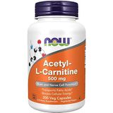 Now Foods , acetyl-L-carnitine, 500 mg, 200 capsules