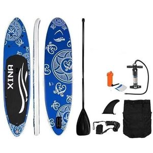 Inflatable Surfboards SUP Inflatable Paddleboards Stand Up Paddleboards Paddleboards Water Sports Products (Size : 320 * 81 * 15 Blue Turtle)