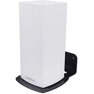 BECEMURU Muur Mount Stand Houder Stabiliteit Aluminium Muur Mount Beschermende Houder Stand Router Guard voor Linksys MX5300 Wifi 6 Mesh Systeem Router (1 Pack)