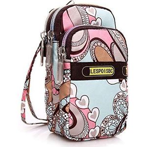 Schoudertas voor dames, mobiele telefoon, omhangtas, portefeuille, handtas, wristlet, portemonnee, om te dragen kaart, mobiele telefoon voor vrouwen