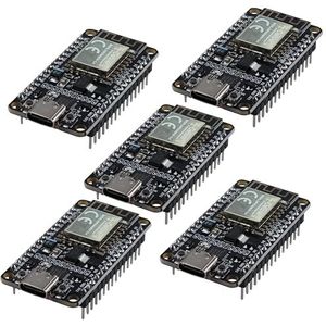 AZDelivery 5 x NodeMCU Amica module V2 ESP8266 ESP-12F WiFi met USB-C-aansluiting - Node MCU ESP 8266 WiFi Development Board met CP2102 compatibel met Arduino - incl. e-book