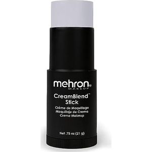 Mehron Make-up CreamBlend Stick | Gezichtsbeschildering, lichaamsbeschildering en foundation make-up | Lichaamsverf stift (lichtgrijs)