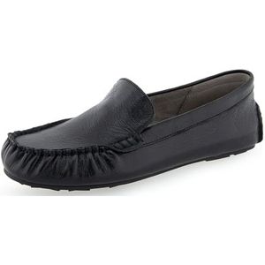 Aerosoles Dames Coby platte slipper, zwart leder, 41.5 EU