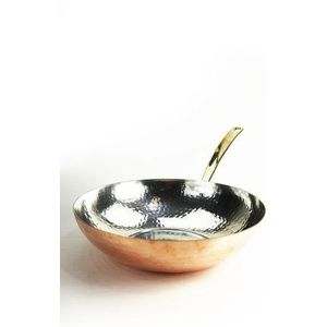 Copper Garden Wok koperen pan 28 cm met steel, met tin gecoate pan van koper voor ideale warmtegeleiding/-verdeling, braadpan vaatwasmachinebestendig en robuust, 100% geschikt voor levensmiddelen