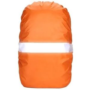 HESHUYAN Waterdichte Rugzakhoes 20-80L Regenhoes Zakken Ultralichte Opvouwbare Bergbeklimmen Tas Unisex Waterdichte Tas Camping Outdoor Wandelen Stofdichte Rugzak (Oranje 20L)