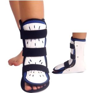 Voetdrop brace, korte loopschoen orthopedisch medisch, verstuikte enkels, instelbare postoperatieve ondersteuning linker- of rechtervoetfractuurschoenspalk, peuterpasvorm for mannen en vrouwen (S)(B l