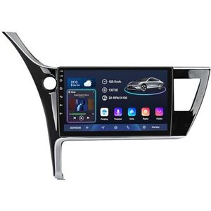 Android 14 9 Inch Touchscreen Autoradio 2 Din voor Toyota Corolla 2017-2019 met CarPlay & Android Auto Stuurbediening GPS Navigatie AHD Backup Camera Bluetooth (YS10 (2+32G))