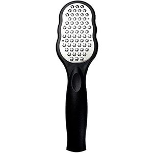 Voet vijlen roestvrij staal duurzaam voor gebarsten hielen trimmen dode huid zwart