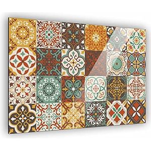 Keuken Spatbescherming - Aluminium Composiet - Tegelpatroon - 3 mm