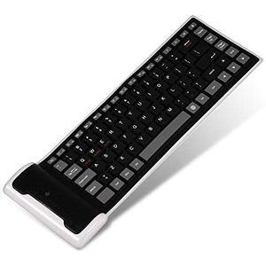 Draadloos toetsenbord, USB Draagbaar Flexibel Ultradun Waterdicht Mini Draadloos Bluetooth-toetsenbord Opvouwbaar voor laptop/pc/smartphone/tablet Home Office Gaming(zwart)
