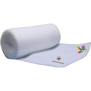 pemmiproducts Volumevlies 200g/m², 1,40 m x 5,00 m, ca. 15 mm dik, 100% polyester, patchworkvlies, stoffering, watten