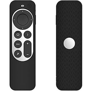 FTRONGRT Hoesje voor Apple TV 4K 2021 afstandsbediening, elastische siliconen, valbestendig en anti-botsing, lichtgewicht schokbestendige afstandsbediening beschermhoes voor Apple TV 4K 2021