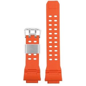 Siliconen Rubber Horlogeband Fit for Casio G Shock GW9400 GW 9300 G-9200 Camouflage Kleur Band Waterdicht heren Armband accessoires(Color:B-Orange)