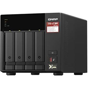 QNAP TS-473A NAS Tower Ethernet LAN Zwart V1500B