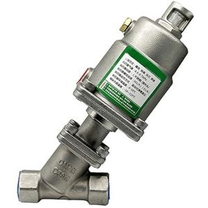 DN15 normaal Gesloten Pneumatische Seat-Klep 16 van de Hoek Seat van de bar Pneumatische Actuator Kleppen (Dubbelwerkend)