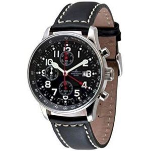 Zeno-Watch - polshorloge - heren - X-Large Pilot Chronograaf GMT - P753TVDGMT-a1