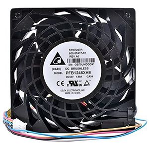 PFB1248XHE 12038 12cm 54V 1.89A 4-wire inverter server cooling fan