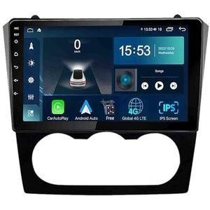 Android 14.0 2 Din Autoradio 9"" Touchscreen Auto Stereo voor Nissan Teana Altima 2008-2012 met Draadloze Carplay Android Auto GPS navigatie AHD Omgekeerd beeld Stuurwielbediening(A,S-1(2G+32G))