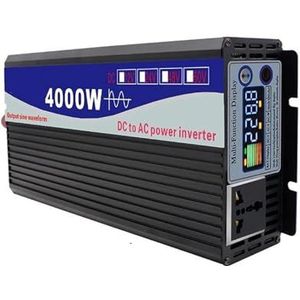 Spanningsomvormer 12V 220V 3000W 4000W 5000W Vermogen 12V 24V 48V 60V 72V Naar AC 110V 220V Converter Zonne-autoomvormers Zuivere Sinusomvormer Omvormer(48V,230V(50Hz),4000W)