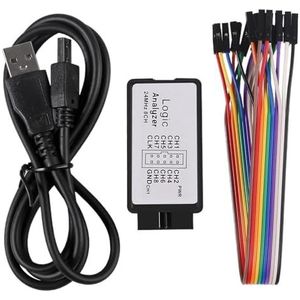 2 sets USB Logica Analysator 24 MHz 8-kanaals 24 M/seconden Logica Analysator Debugger voor ARM FPGA Logica Analysator Logica 24 M 8CH