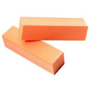 schuurgereedschap sponsblok, Kleurrijke polijst- en schuurvijlen, blokpedicure, manicure, nagelverzorging(Oragne,10 Pcs)