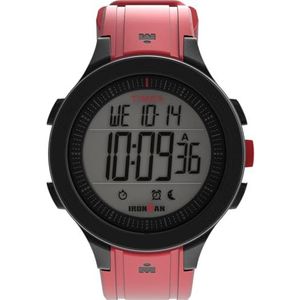 Timex Unisex Digitaal Quartz Horloge met Siliconen Band TW5M62300JT, Rood