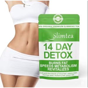 Natuurlijke Detox Groene Thee - Kruidenthee - 2PCS - Vetverbrandende Gearomatiseerde Theezakjes