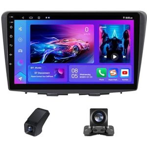 Autoradio 2 Din Bluetooth met Carplay en Android Auto,geldt voor Suzuki Baleno 2 2015-2022 9 inch met touchscreen stereo auto ondersteunt stuurbediening Achteruitrijcamera FM AM(NF-6)