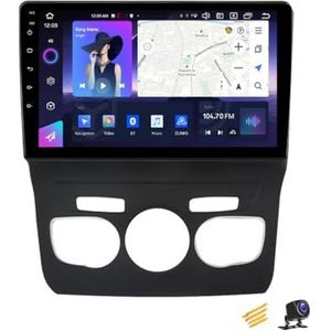 ZARAPLUS Android 13 Autoradio MP5-Speler Met Navigatie 9-inch multimediasysteem Voor Citroen C4L 2013~2016 Touchscreen Car Stereo Voor 4G/WIFI/FM RDS/SWC/DSP/Android Auto/Carplay,NF6