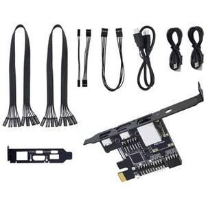 KVM PCIe Basisset Met Ingebouwde Beugel Voor Veilige Installatie In Chassis En Betrouwbare Verbinding Met Snoer Optionele WiFi En Macht over Ethernet