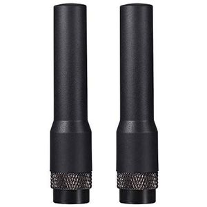 Bingfu Dual Band VHF UHF 136-174 MHz 400-470 MHz Ham Radio Antenne - Handheld Twee Manier SMA Mannelijke Zachte Antenne 2-Pack voor Standaard Horizon Marine VHF