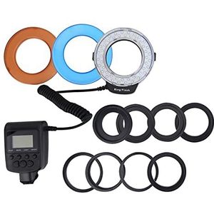 LED-ringlichtcamera Studioverlichting Cameraverlichtingsset met 4 Filters en 8 Ringadapters voor voor voor voor voor Verlichting met 4 Filters en 8 Ri