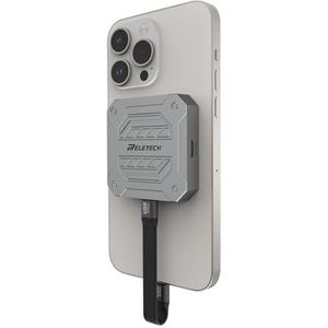 Reletech 1TB Elite9 Pro Magnetische Draagbare SSD Tot 1000MB/s, USB 3.2 Gen 2x1 10Gbps, ondersteunt 4K ProRes HDR, Magnetische Externe SSD voor Smartphone, PC, Tablets, PS5, Laptop