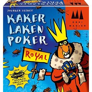 Schmidt Games 40866 Kakerlakenpoker Royal, Drie Magier kaartspel