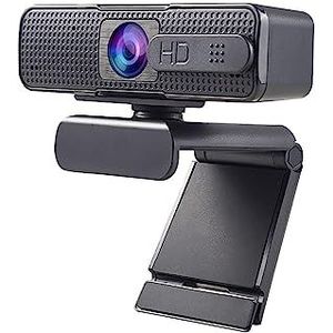 Webcam, Webcam 1080p Webcam Cover Autofocus Webcamera Met Microfoon Webcamera for Computer Videobellen for Conferenties, Live Streaming, Opname,voor livestreaming, videogesprekken en conferenties
