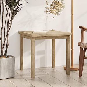 XGWKCNV Furniture select-Bijzettafel 45x45x45 cm Massief Hout Teak