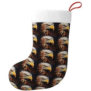 MGGAklp Eagle Print Kerst Kousen Snoep Zakken Voor Familie Vakantie Party Kerstboom Decoraties