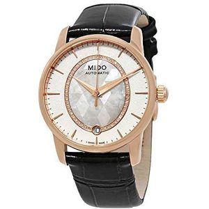 Mido dames digitaal automatisch horloge met lederen armband M0072073611600
