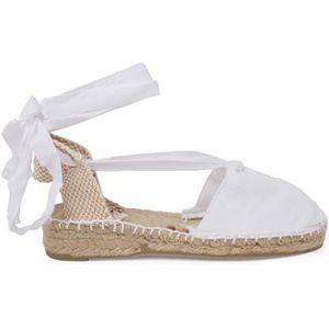 Pisamonas Plain Valenciaanse Espadrilles Voor Meisjes Maat 40 Kleur Lederfarbe