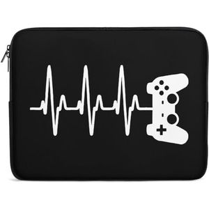 Gamer Heartbeat Laptop Sleeve Case Casual Computer Beschermhoes Slanke Tablet Draagtas Aktetas 17 inch