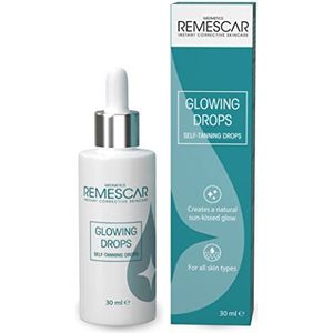 Remescar Glowing Drops - Zelfbruiner - 30 ml - Voor Gezicht - Natuurlijke Goudbruine Teint