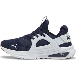 PUMA Softride Enzo Evo Hardloopschoen heren, Puma Navy Silver Mist PUMA Wit, 43 EU