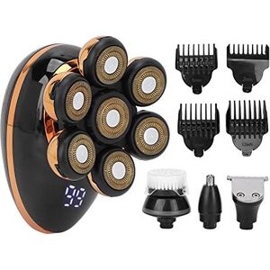 Elektrisch Haarscheerapparaat, 5 Mesjes 5 in 1 Elektrisch Haarscheerapparaat USB Oplaadbaar voor Haarverzorging voor Mannen