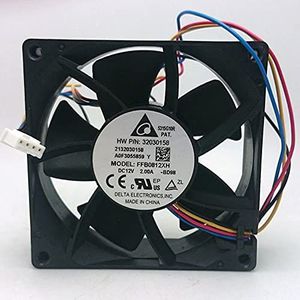 Delta FFB0812XH 8025 DC12V 2A 4-Pin powerful Pwm axial server cooling fan